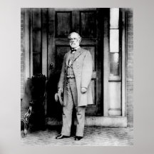 Retrato derecho de general Roberto E. Lee Posters
