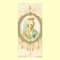 Retrato joven de Marie Antonieta tarjetas publicitarias