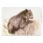 Retrato Notecard de A. Neuman Bubu Tarjeta