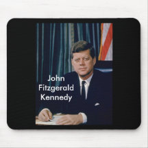 Retrato oficial de JFK del public domain Alfombrillas De Raton