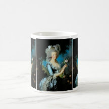 RETRATO OFICIAL DE LA REINA MARIE ANTOINETTE 1 TAZA