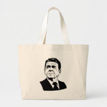Retrato retro de Ronald Reagan los an o 80 Bolsa