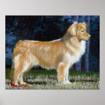 Retrato tocante del perro del perro perdiguero del impresiones