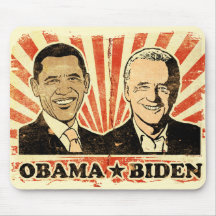 Retratos Mousepad de Obama Biden Alfombrillas De Raton