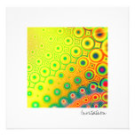 Retro · Arte del fractal · Amarillo Comunicado