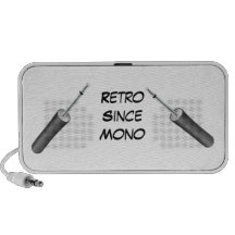Retro desde mono notebook altavoces
