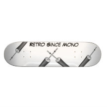 Retro desde mono patineta personalizada