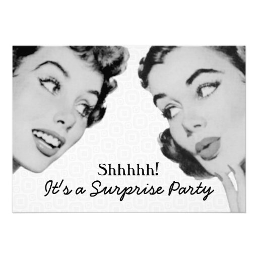 1950s Birthday Party Invitation 1950s Birthday Party Invitation