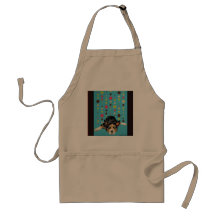 RETRO DOG VINTAGE DELANTALES