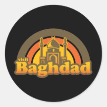 Retro estupendo de Bagdad Etiqueta