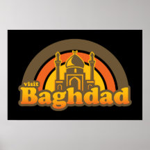 Retro estupendo de Bagdad Impresiones