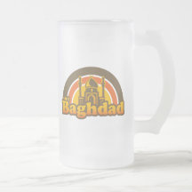 Retro estupendo de Bagdad Tazas