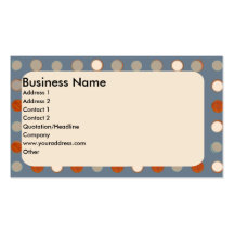 Retro gris neutral con Brown y moreno Plantillas De Tarjetas De Visita