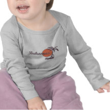 Retro llevada Bahama Camisetas