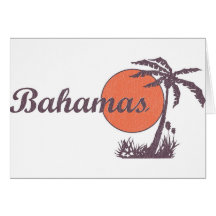 Retro llevada Bahama Felicitación