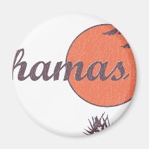 Retro llevada Bahama Iman De Frigorífico