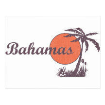 Retro llevada Bahama Tarjetas Postales
