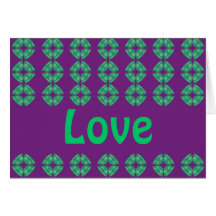 Retro maravilloso del amor tarjetas