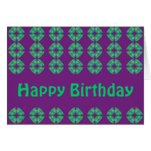 Retro maravilloso del feliz cumpleaños tarjetas