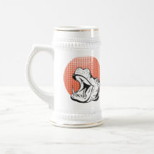 Retro principal del Hippopotamus Tazas