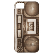 RetroBOOMbox-iphone4 iPhone 5 Case-Mate Fundas