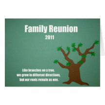 Reunión de familia 2011 tarjetón