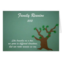 Reunión de familia 2012 tarjeta
