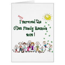 Reunión de familia de O'Dea '12 (familia) Tarjetas