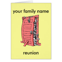 reunión de familia divertida felicitaciones