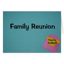 Reunión de familia felicitación