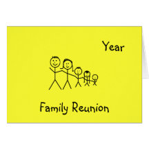 Reunión de familia - invitación felicitacion 