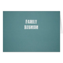 Reunión de familia tarjetas