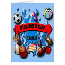 Reunión de familia tarjetón