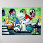 Reunión de la vespa - Yeti y monstruos Impresiones