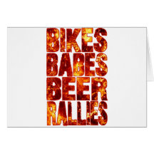 Reuniones de la cerveza de los bebés de las bicis tarjeta