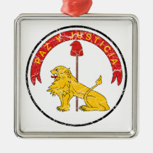 Revés del escudo de armas de Paraguay Ornamentos De Navidad