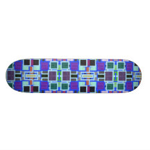 Revoltijo geométrico tabla de patinar