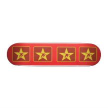 Revolución de cuatro estrellas tabla de skate