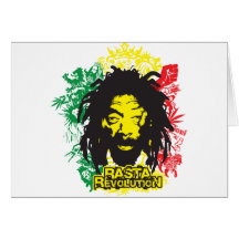 Revolución de Rastafarian Felicitacion