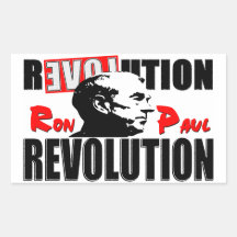Revolución de Ron Paul Etiqueta
