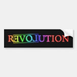Revolución de Ron Paul Etiqueta De Parachoque
