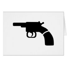 Revólver del arma tarjeta