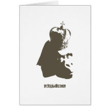 Rey Ape de la plantilla Felicitacion