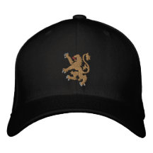 Rey bordado león de oro de reyes Cap Gorra De Béisbol Bordada