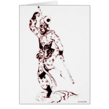 Rey Card del mono Tarjeton