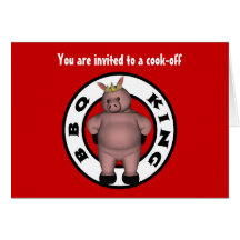 Rey Cook-Off Cards del Bbq Tarjeta