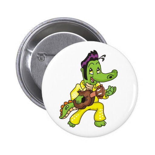 Rey de encargo Button del cocodrilo Pins