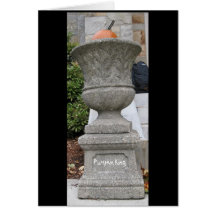 Rey de la calabaza felicitacion 