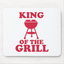 Rey de la parrilla - Bbq Alfombrilla De Raton