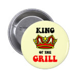 Rey de la parrilla pin